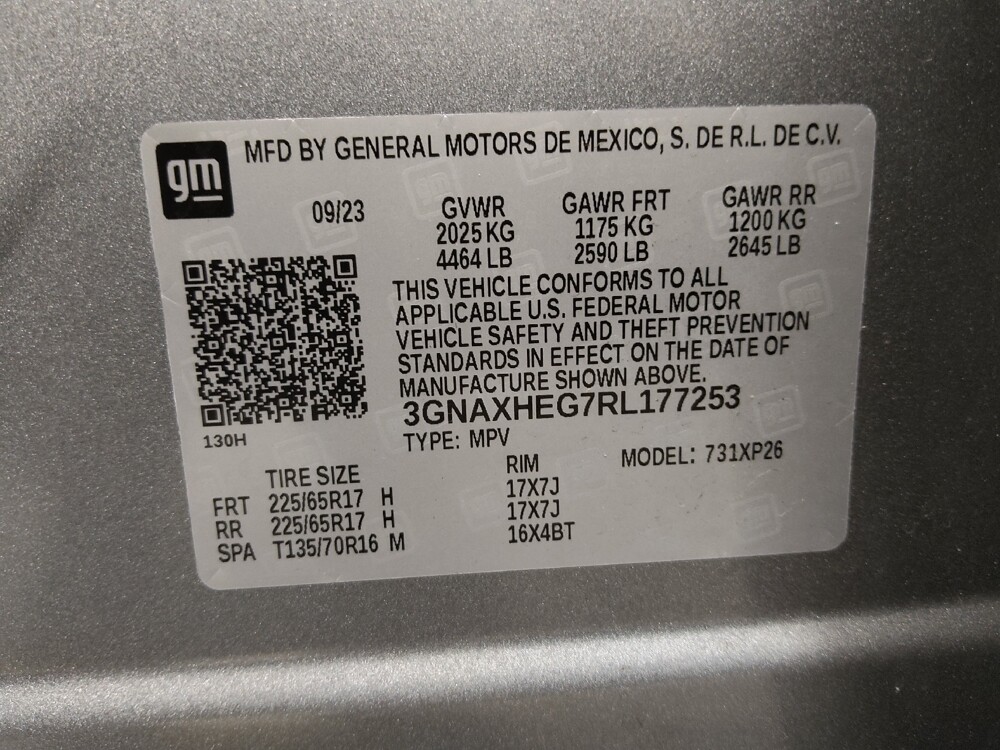 2024 Chevrolet Equinox in Knoxville, TN 37923 - 18130568 33