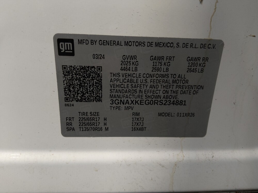 2024 Chevrolet Equinox in Knoxville, TN 37923 - 18130569 33