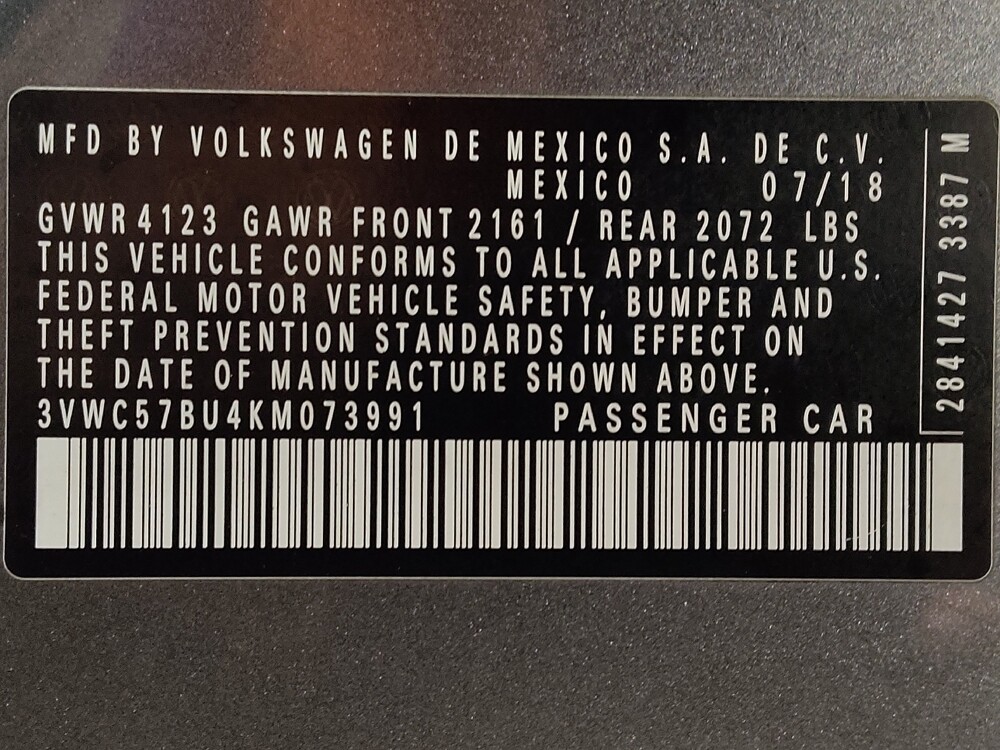 2019 Volkswagen Jetta in Orlando, FL 32808 - 18130584 33