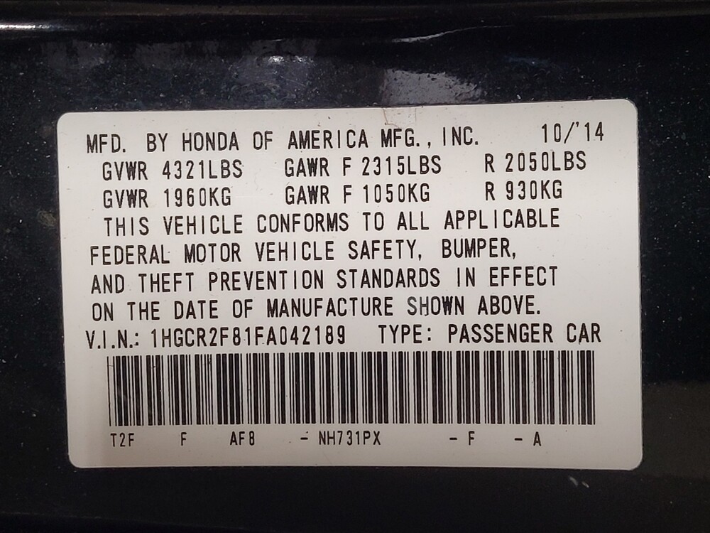 2015 Honda Accord in Jacksonville, FL 32225 - 18130592 33