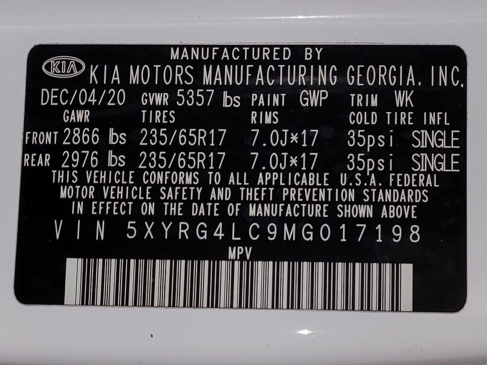 2021 Kia Sorento in Jacksonville, FL 32210 - 18130602 33