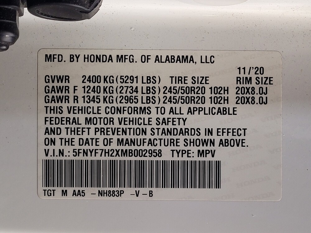 2021 Honda Passport in Charleston, SC 29414 - 18130608 33