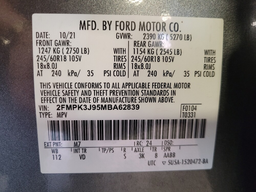 2021 Ford Edge in Kissimmee, FL 34744 - 18130623 33