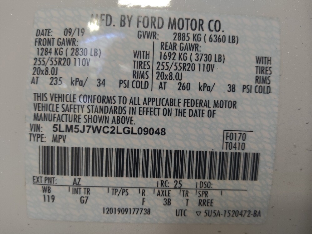 2020 Lincoln Aviator in Orlando, FL 32808 - 18130625 33