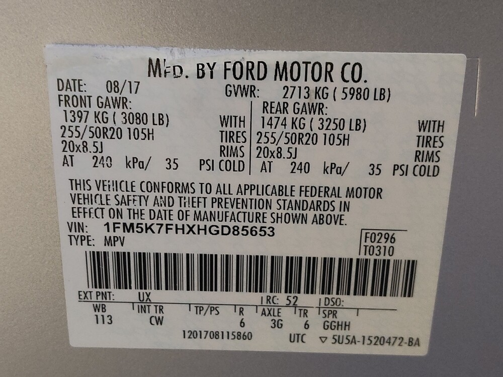 2017 Ford Explorer in Tyler, TX 75701 - 18130710 33