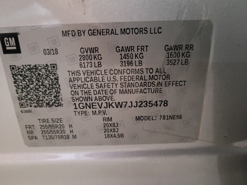 2018 Chevrolet Traverse in Glen Burnie, MD 21061 - 18130727 33