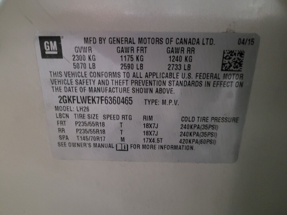 2015 GMC Terrain in Glen Burnie, MD 21061 - 18130728 33