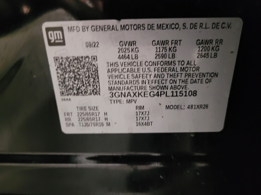 2023 Chevrolet Equinox in Williamstown, NJ 8094 - 18130737 33