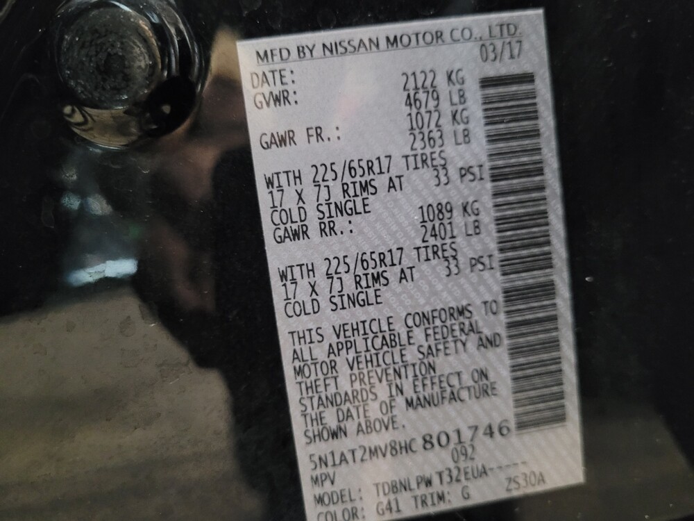 2017 Nissan Rogue in Williamstown, NJ 8094 - 18130744 33