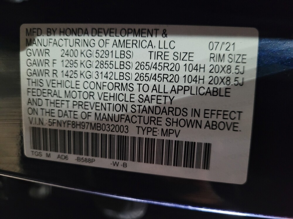 2021 Honda Passport in Chesapeake, VA 23320 - 18130763 33