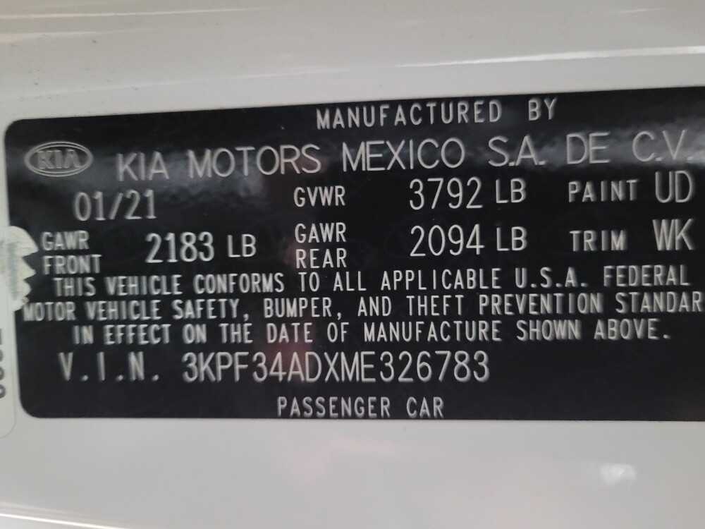 2021 Kia Forte in Williamstown, NJ 8094 - 18130768 33