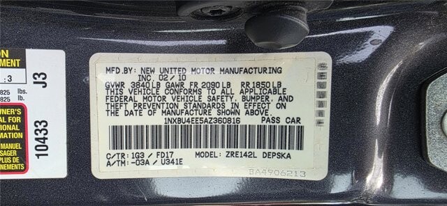 2010 Toyota Corolla in Mesa, AZ 85212 - 18130831 32