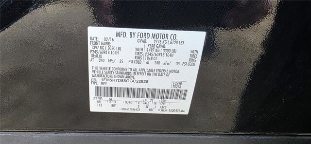 2016 Ford Explorer in Mesa, AZ 85212 - 18130832 21