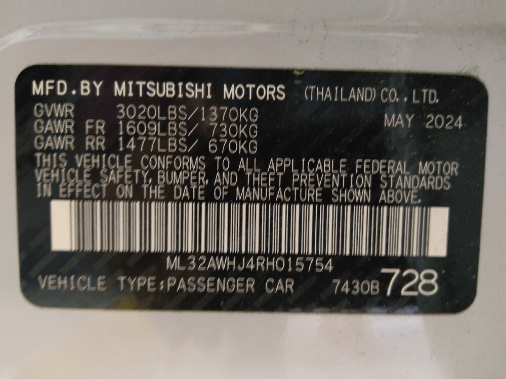 2024 Mitsubishi Mirage in Jackson, MS 39211 - 18130874 33