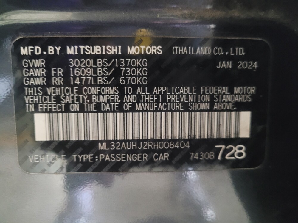 2024 Mitsubishi Mirage in Stone Mountain, GA 30083 - 18130896 33