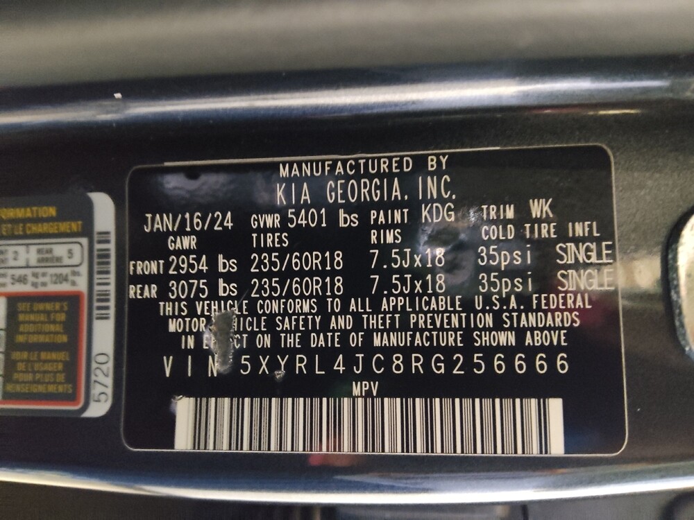 2024 Kia Sorento in Union City, GA 30291 - 18130908 33