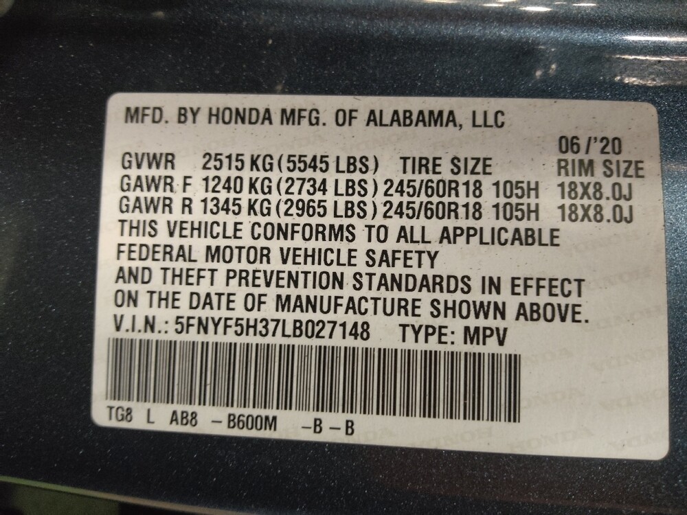 2020 Honda Pilot in Lewisville, TX 75067 - 18130950 33