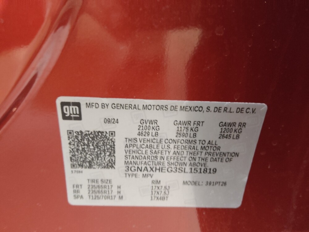 2025 Chevrolet Equinox in Fort Worth, TX 76116 - 18130958 33