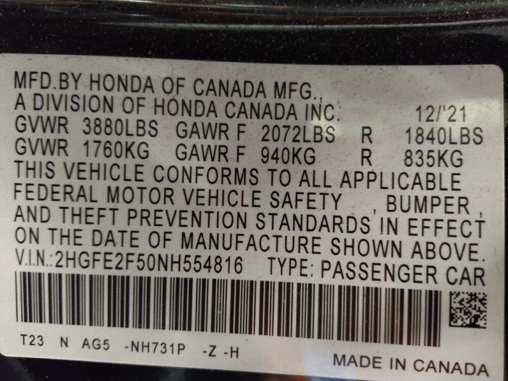 2022 Honda Civic in Phoenix, AZ 85022 - 18130962 33