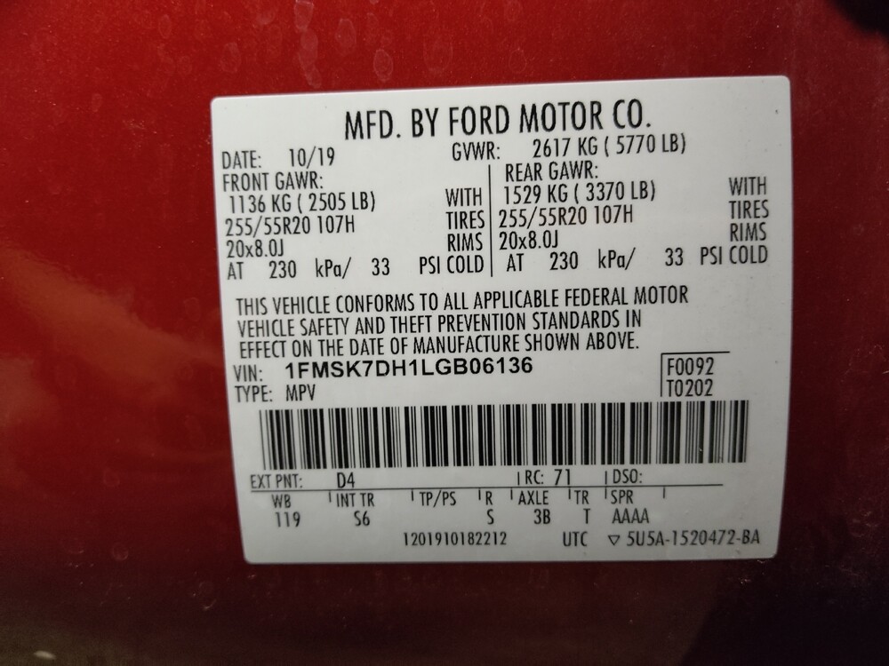 2020 Ford Explorer in Glendale, AZ 85301 - 18130973 33