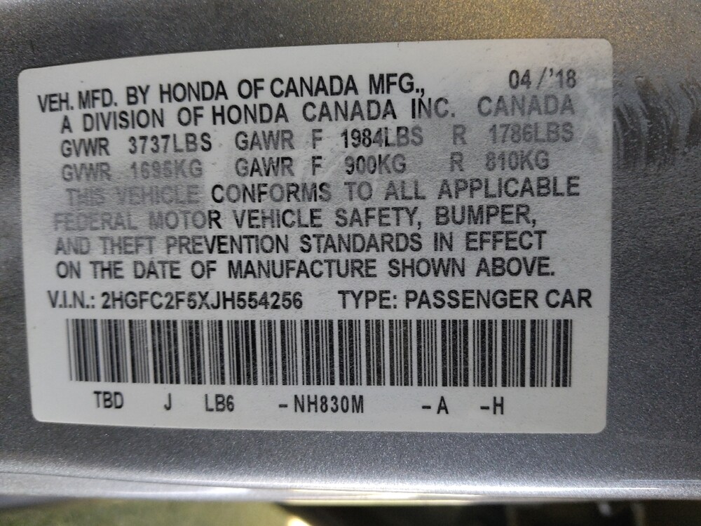 2018 Honda Civic in Phoenix, AZ 85015 - 18130976 33