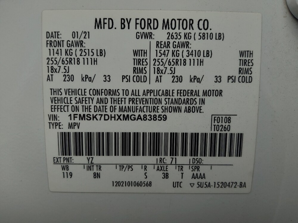 2021 Ford Explorer in Phoenix, AZ 85022 - 18130995 33