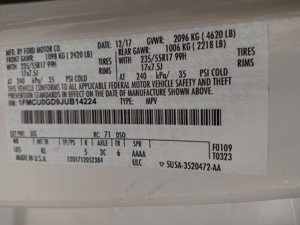 2018 Ford Escape in Phoenix, AZ 85022 - 18130997 33