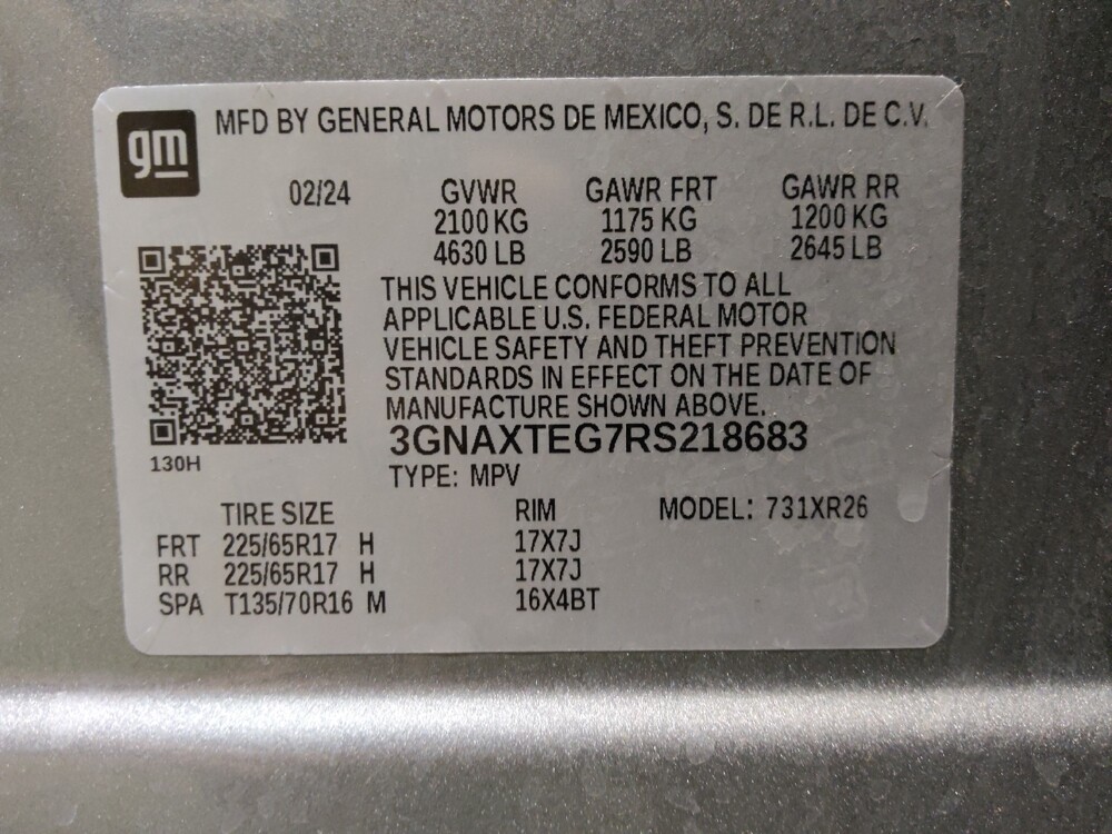 2024 Chevrolet Equinox in Tucson, AZ 85705 - 18130999 33