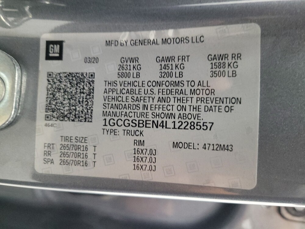 2020 Chevrolet Colorado in Reno, NV 89502 - 18131014 33