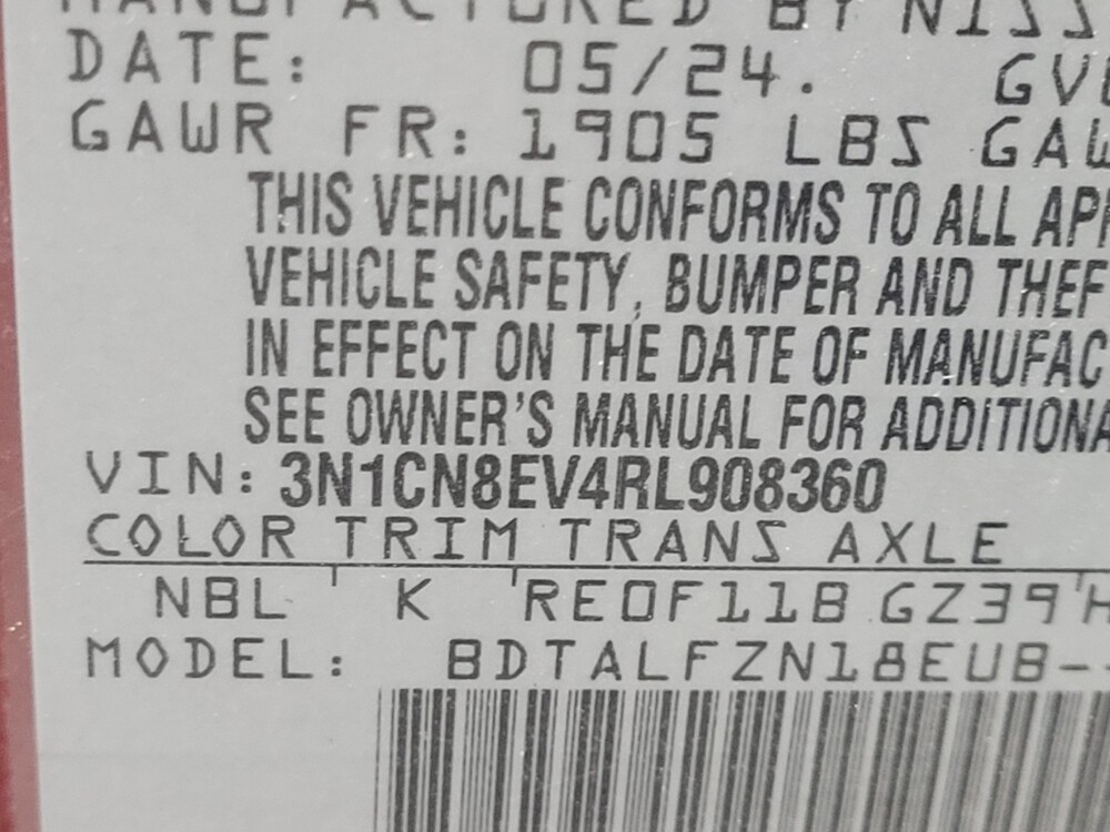 2024 Nissan Versa in Reno, NV 89502 - 18131017 33