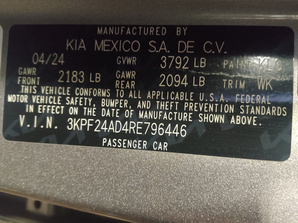 2024 Kia Forte in Sanford, FL 32773 - 18131021 33