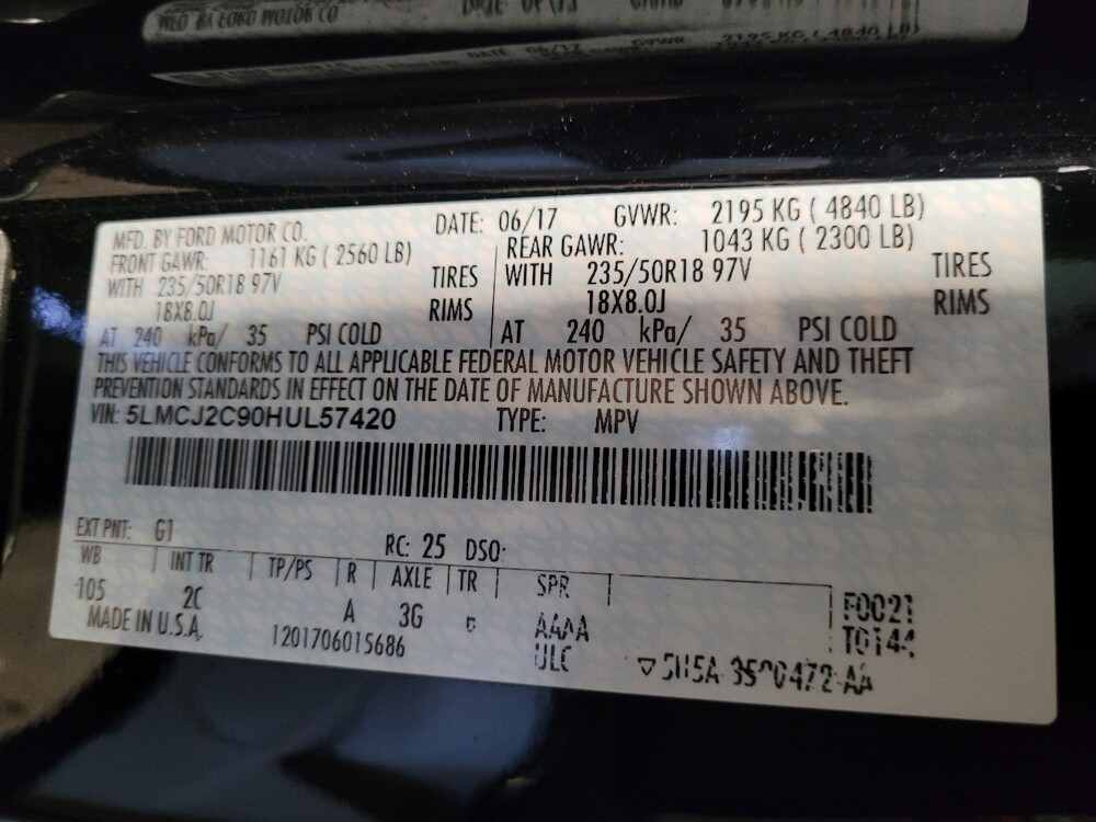 2017 Lincoln MKC in Savannah, GA 31419 - 18131044 33