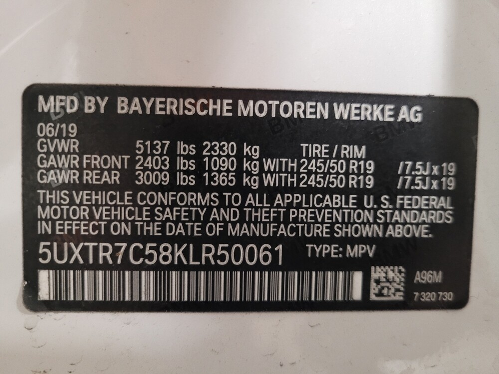 2019 BMW X3 in Mobile, AL 36606 - 18131053 33