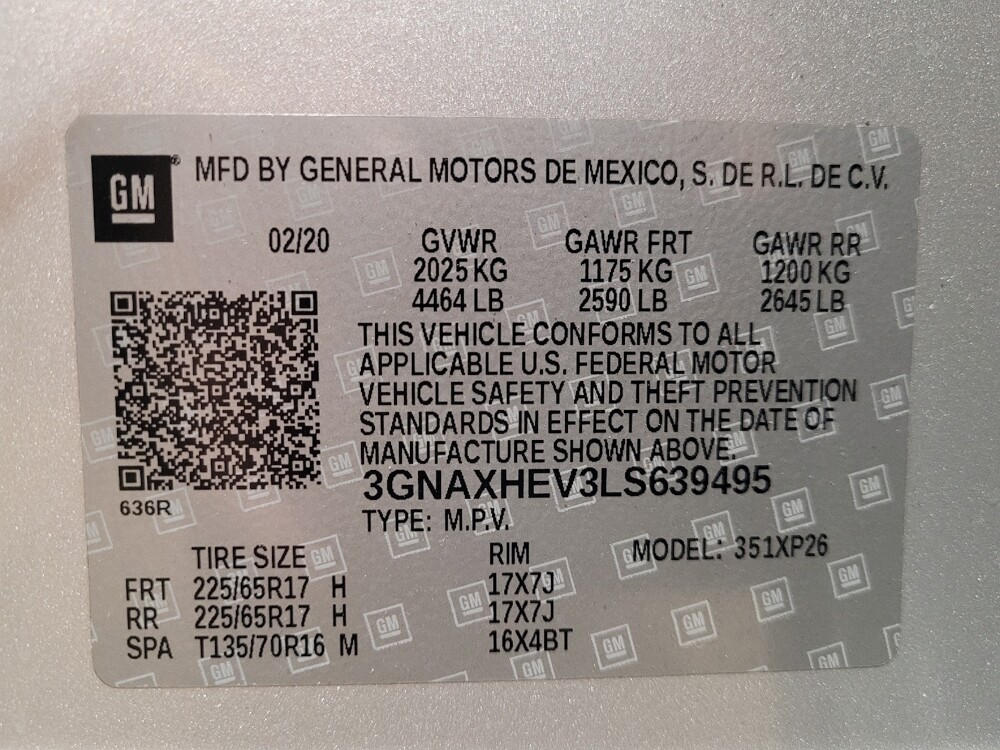 2020 Chevrolet Equinox in Jacksonville, FL 32210 - 18131057 33