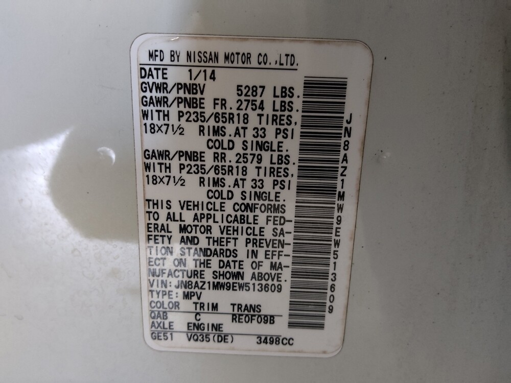 2014 Nissan Murano in Savannah, GA 31419 - 18131058 33