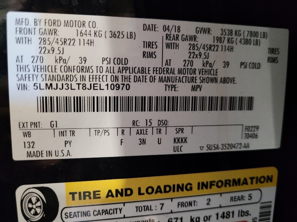 2018 Lincoln Navigator L in Pensacola, FL 32505 - 18131075 33