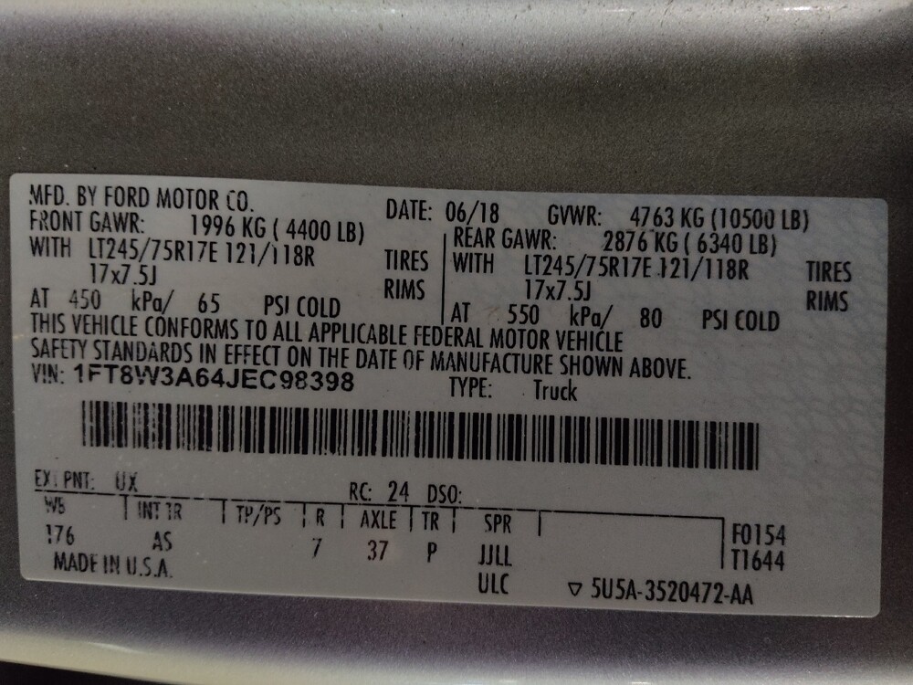 2018 Ford F350 in Savannah, GA 31419 - 18131076 33