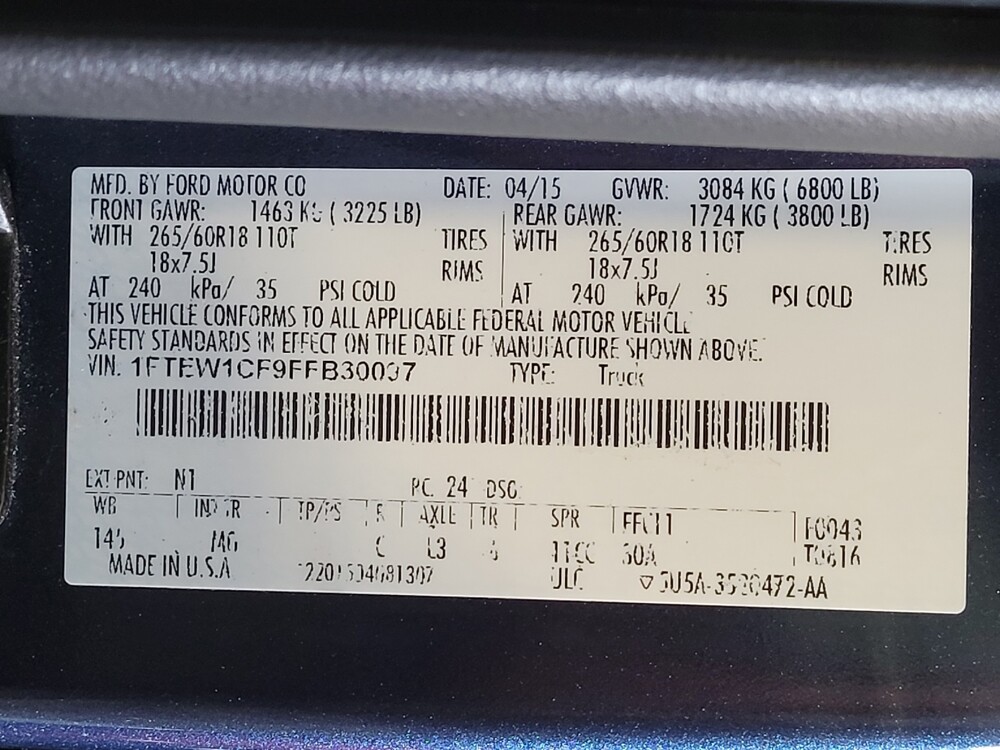 2015 Ford F150 in Savannah, GA 31419 - 18131082 33