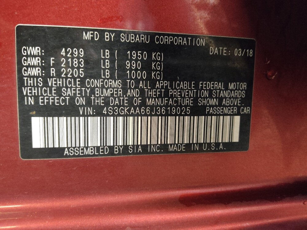 2018 Subaru Impreza in Fayetteville, NC 28304 - 18131085 33