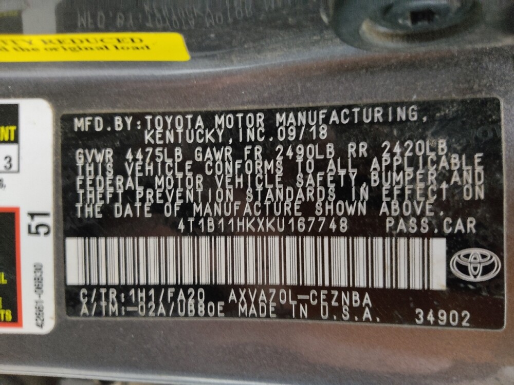 2019 Toyota Camry in Lakewood, CO 80215 - 18131143 33