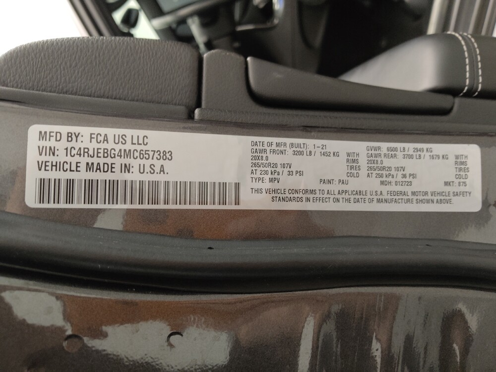 2021 Jeep Grand Cherokee in Albuquerque, NM 87123 - 18131148 33