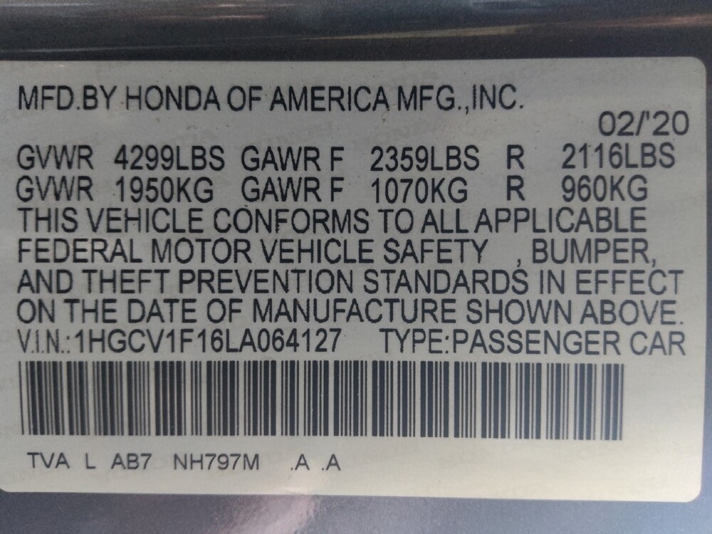2020 Honda Accord in Houston, TX 77060 - 18131189 33