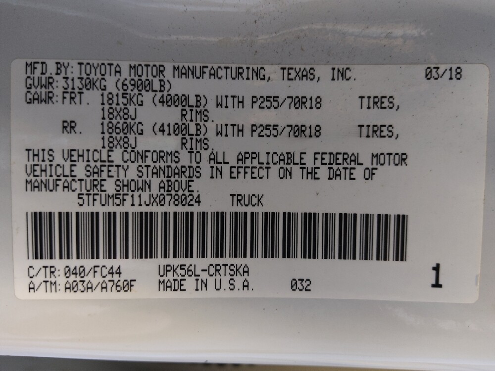 2018 Toyota Tundra in Temple, TX 76502 - 18131202 33