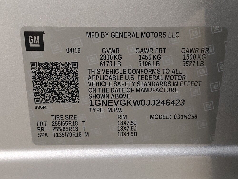 2018 Chevrolet Traverse in Fairfield, OH 45014 - 18131213 33