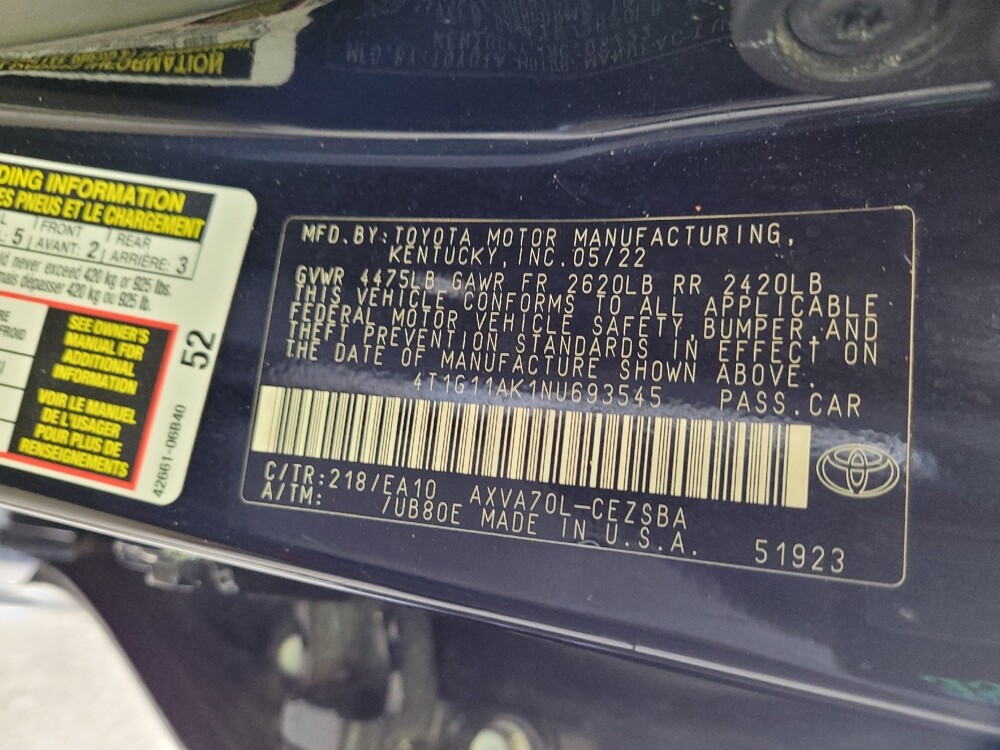 2022 Toyota Camry in Miamisburg, OH 45342 - 18131239 33