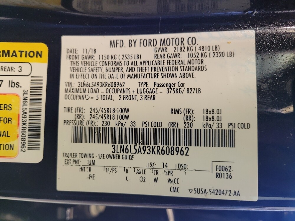 2019 Lincoln MKZ in Miamisburg, OH 45342 - 18131240 33