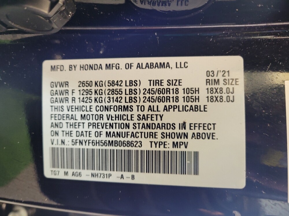 2021 Honda Pilot in Miamisburg, OH 45342 - 18131248 33