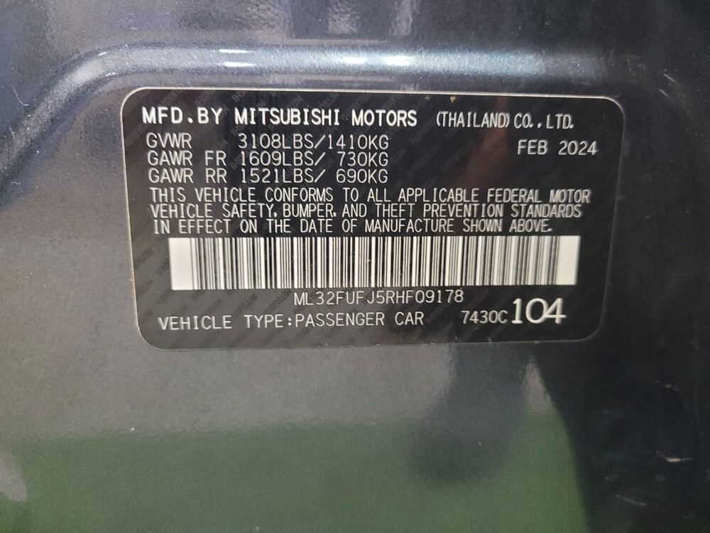 2024 Mitsubishi Mirage G4 in Miamisburg, OH 45342 - 18131250 33