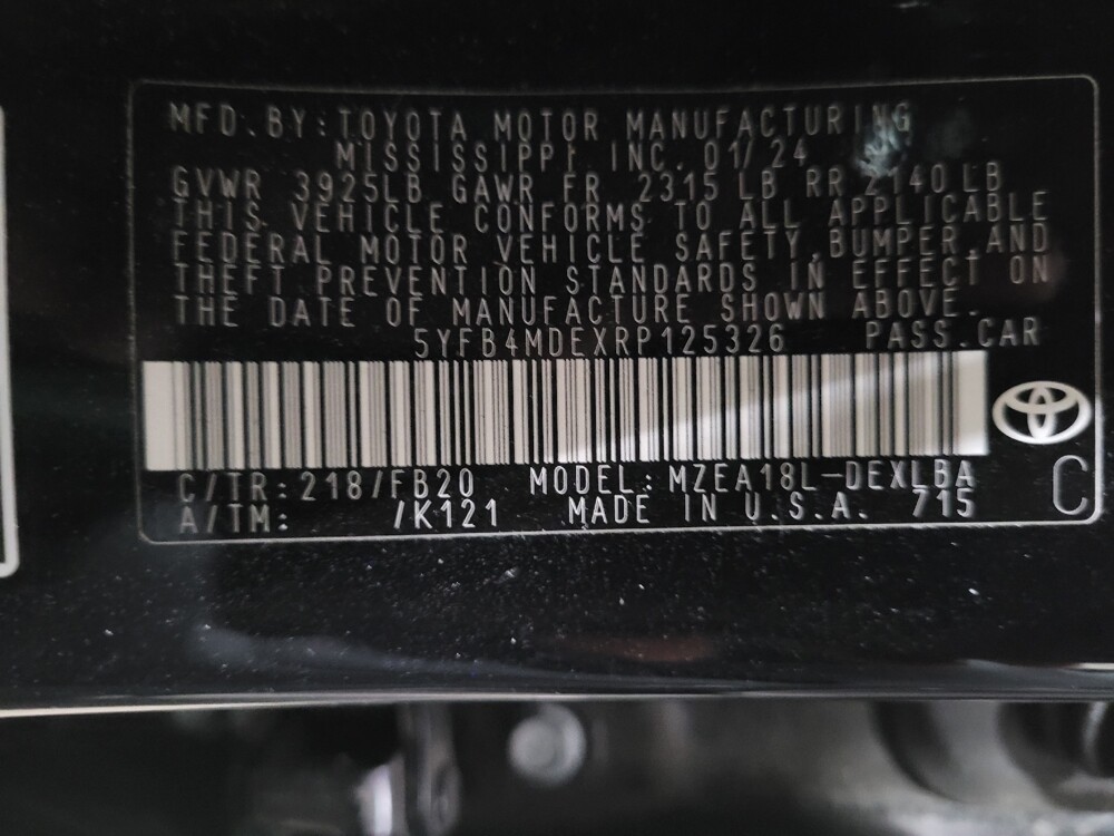 2024 Toyota Corolla in Pittsburgh, PA 15237 - 18131287 33