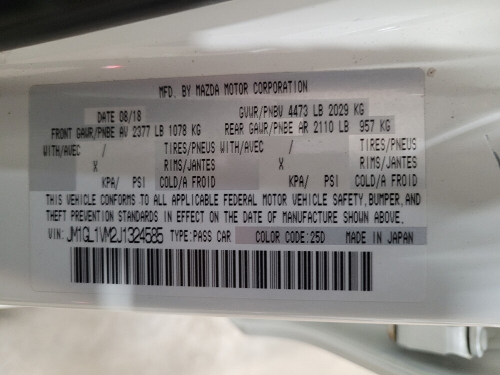 2018 Mazda MAZDA6 in Williamstown, NJ 8094 - 18131307 33